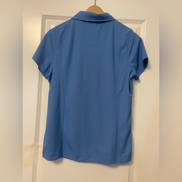 Pebble Beach Fitted Blue Polo Short Sleeve Tee - Picture 4 of 4